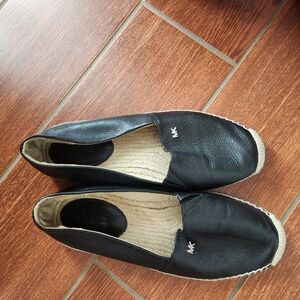 Michael Kors Black Leather Flats